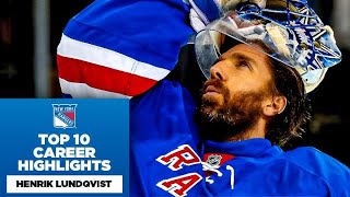 Henrik Lundqvists Top 10 Career Saves [upl. by Rafaello]