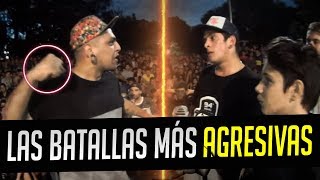 Las Batallas más AGRESIVAS y de TENSIÓN en la HISTORIA del Freestyle [upl. by Phedra447]