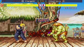 Street Fighter II Champion Edition  Ken vs Blanka 14 [upl. by Gabrielli]