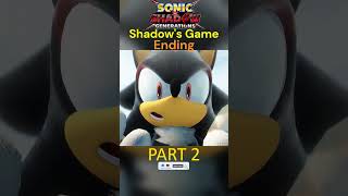 Shadows Game Ending Part 2 sonicxshadowgenerations shorts [upl. by Ezechiel899]