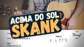 Violão Iniciante  Acima do Sol  Skank [upl. by Enidlareg615]