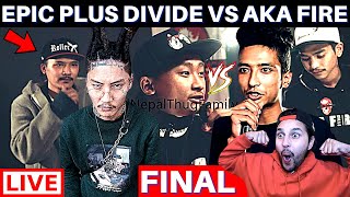 GBOB DISS BY PLUS DIVIDE WITH VTEN IN ANTF FINAL RAP BATTLE VS AKA FIRE REACTION  MUST WATCH [upl. by Brucie715]