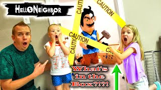 Hello Neighbor in Real Life Crate Creatures Toy Scavenger Hunt amp Secret Mystery Box Found [upl. by Sherri987]