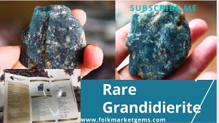 Natural Rare Grandidierite  Natural Gemstone  Madagascar [upl. by Eras947]