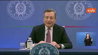 Draghi quotLa pandemia è superataquot [upl. by Crandale]