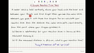 A Simple Reaction Time Test [upl. by Heilman]