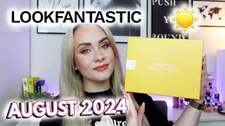 SNEAK PEEK LOOKFANTASTIC BEAUTY BOX AUGUST 2024 UNBOXING ☀️ MISS BOUX [upl. by Barnie841]