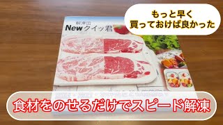 スピード解凍◇食材をのせるだけプレート◇杉山金属◇もっと早く買ってれば良かった◇解凍皿 [upl. by Julissa362]