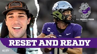 Josh Hoover on being more consistent and the big game against Utah  All Horned Frogs Podcast [upl. by Hasen320]