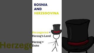 The truth about Bosnias name shorts generalknowledge history [upl. by Aiam]