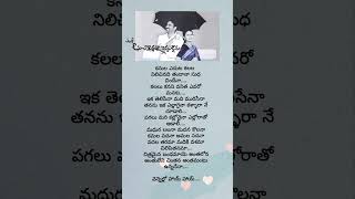 Vennello hai Song Lyrics FromAvunu Valliddaru Ishtapaddaru Movie  Short Video [upl. by Nonaihr818]