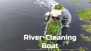 River Cleaning Boat Cleantec Infra [upl. by Ydok]