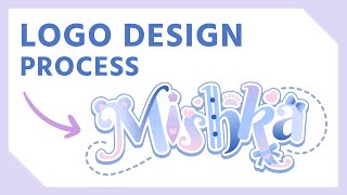 Vtuber Logo processmaking ✧ Mishkaberry【Timelapse】 [upl. by Germano]