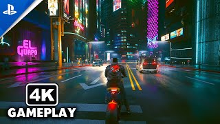 Cyberpunk 2077 PS5 Open World Free Roam Gameplay in 4K 60FPS [upl. by Egarton]