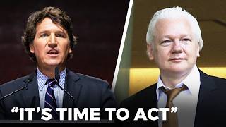 Tucker Carlson Responds to Julian Assange’s Release During Australia Speech [upl. by Eiboj]