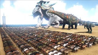 1000 Daeodons VS ARK Dinosaurs  Cantex [upl. by Jessie]