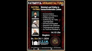 FatimiyyaVeranstaltung 2024 [upl. by Allemat586]