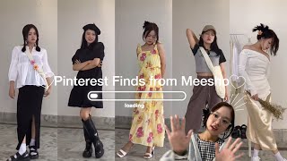 I found Pinterest Tops Dresses bottoms All from Meesho⚡️✨Honest ReviewsAll under budget💸 [upl. by Esilahs38]