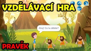 Online hra Pravěký život dějepis vlastivěda [upl. by Ihcekn53]