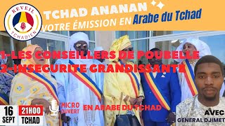 LES CONSEILLERS DE POUBELLE ET INSECURITE GRANDISSANTE  EMISSION EN ARABE AVEC GENERAL DJIMET [upl. by Nonnad662]