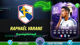 87 EOAE Raphael Varane SBC Completed  Cheap Solution amp Tips  FC 25 [upl. by Sweatt150]