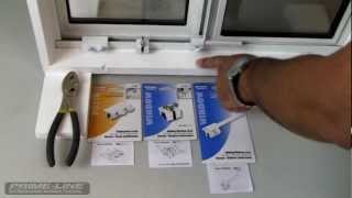 HowTo Easy to install sliding window amp door security hardware [upl. by Abbub]