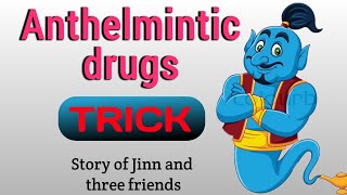 Trick for Anthelmintic drugs  Antihelmintic drugs mnemonics  Pharmacology classification tricks [upl. by Iadrahs]