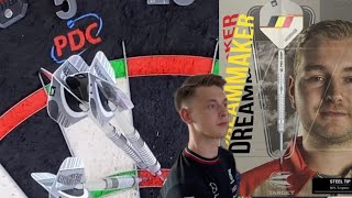 Ich teste die 9Darter Darts von Dimitri van den Bergh [upl. by Nomyt]