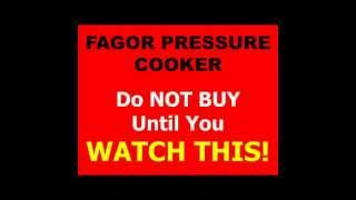 Fagor Pressure Cooker  Fagor Pressure Cookers  Fagor Duo Pressure Cooker [upl. by Idissak]