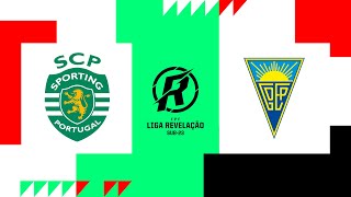 Liga Revelação 6ª Jornada Fase Campeão Sporting CP 21 Estoril Praia [upl. by Lladnar]