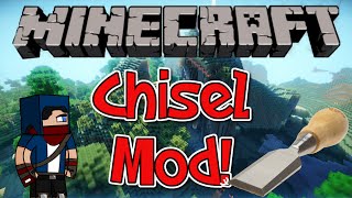 Minecraft 1710 Mod  The Chisel Mod  SEXY NEW BLOCKS [upl. by Lorre]