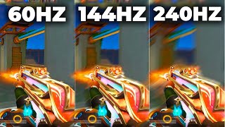 60hz vs 144hz vs 240hz Vou te mostrar a diferença [upl. by Gerald]