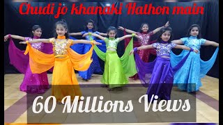 Chudi jo khanaki dance performance  Falguni Pathak song Yaad piya ki aane lagi [upl. by Igig]