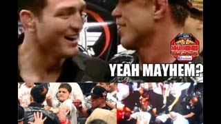 Mayhem Miller amp Jake Shields Brawl  Harlem Shake [upl. by Ramirol251]