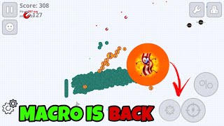 MACRO DESTROYER 🥓AGARIO MOBILE [upl. by Eidoow]