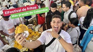 El festival de FRITOS mas grande de Colombia se hace en Cartagena 😱 [upl. by Eibloc]