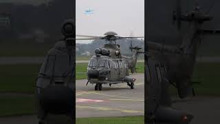 🚁💪 Super Puma Swiss Air Force TakeOff at Bern 🇨🇭 [upl. by Shantha]