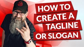 How to create a tagline or slogan [upl. by Tannie]