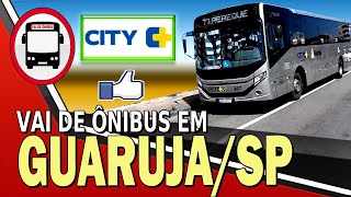 VAI DE ÔNIBUS NA CIDADE DO GUARUJÁ [upl. by Lahsram]