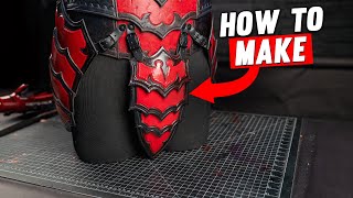 DIY Leather Tassets  Prince Armory Fantasy Armor [upl. by Terr181]