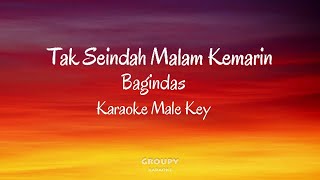 TAK SEINDAH MALAM KEMARIN  BAGINDAS KARAOKE MALE KEY [upl. by Eno]