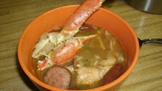 EASY Seafood Gumbo Nostir roux [upl. by Ardnasac]