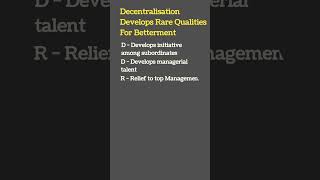 Importance of Decentralisation  Organising  Business Studies Class 12 Trick to Remember [upl. by Aznarepse878]