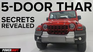 2024 Mahindra Thar 5 Door Everything You Need to Know  PowerDrift [upl. by Alberic176]