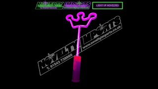 Neon Pink LED Hyper Bright Crown Wand [upl. by Rosemonde269]