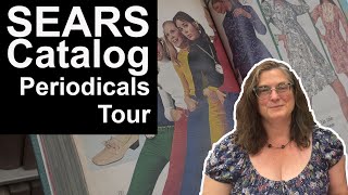 Periodicals Department Tour of Vintage SEARS Catalogs [upl. by Eeral]