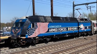 10K subscriber special “Princeton Hornshow Tigers” Flying Amtrak and Arrow MU horns 41323 [upl. by Solim95]