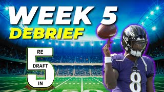 Fantasy Football WEEK 5 TAKEAWAYS  Fantasy Football 2024 [upl. by Strauss]