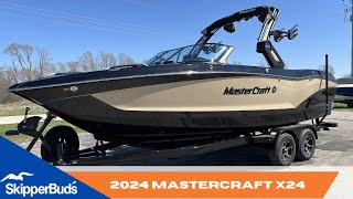 2024 Mastercraft X24 Wake Boat Tour SkipperBuds [upl. by Molini]