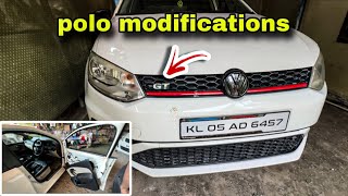 POLO MODIFICATIONS🤩 folding mirrors installing😎 [upl. by Eirrac]